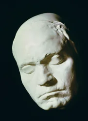 Mask av Beethoven (1770-1827), tagen efter levande modell vid 42 års ålder, 1812